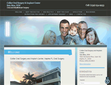 Tablet Screenshot of collieroralsurgery.com